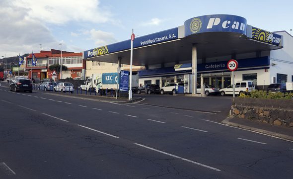 Stacja benzynowa El Rosario na Teneryfie