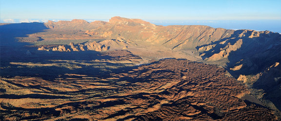 Vue de la Caldera de la Cañadas del Teide